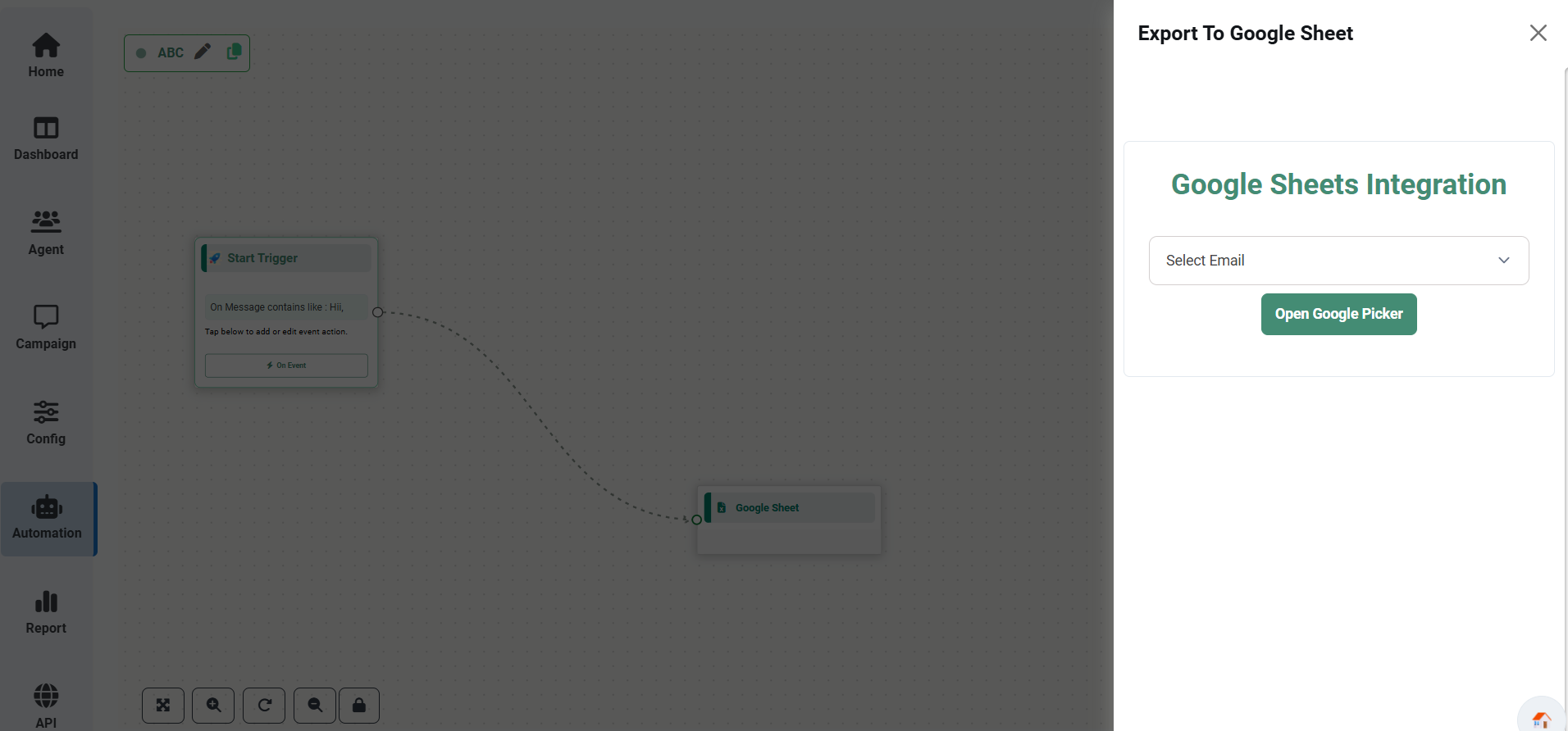 Google Sheet Export