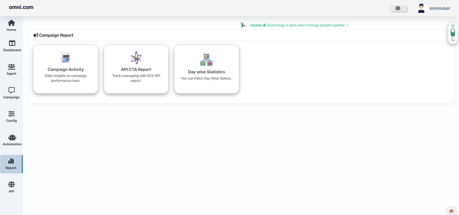 SMS Reports Dashboard