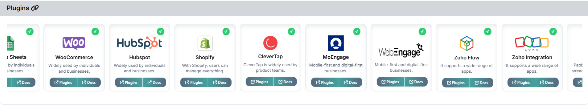 Dashboard Page