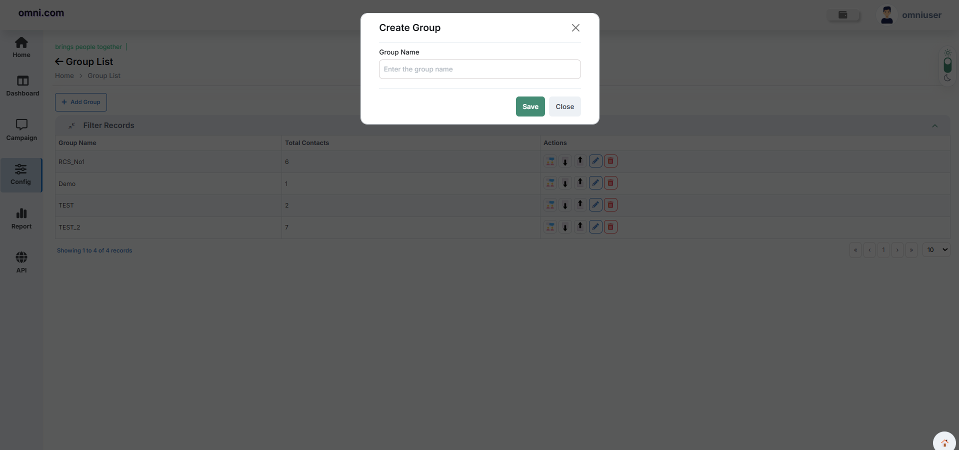 Create Group