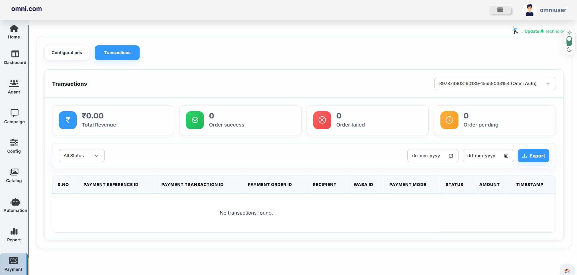 Payment Transactions