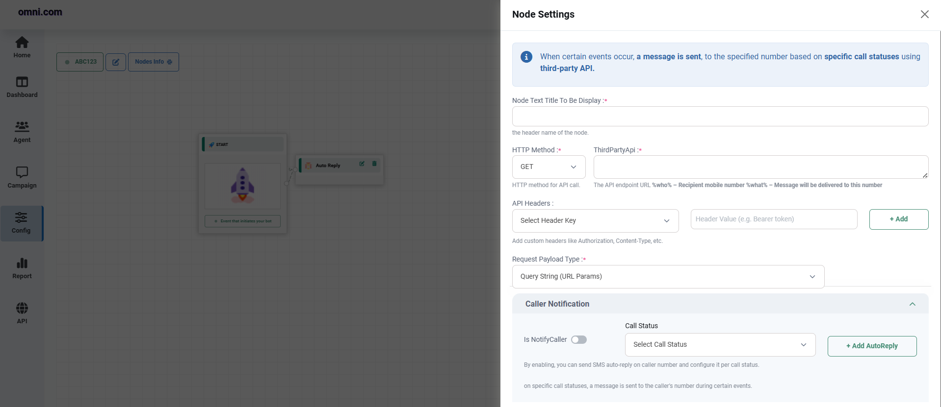 Auto Reply Node