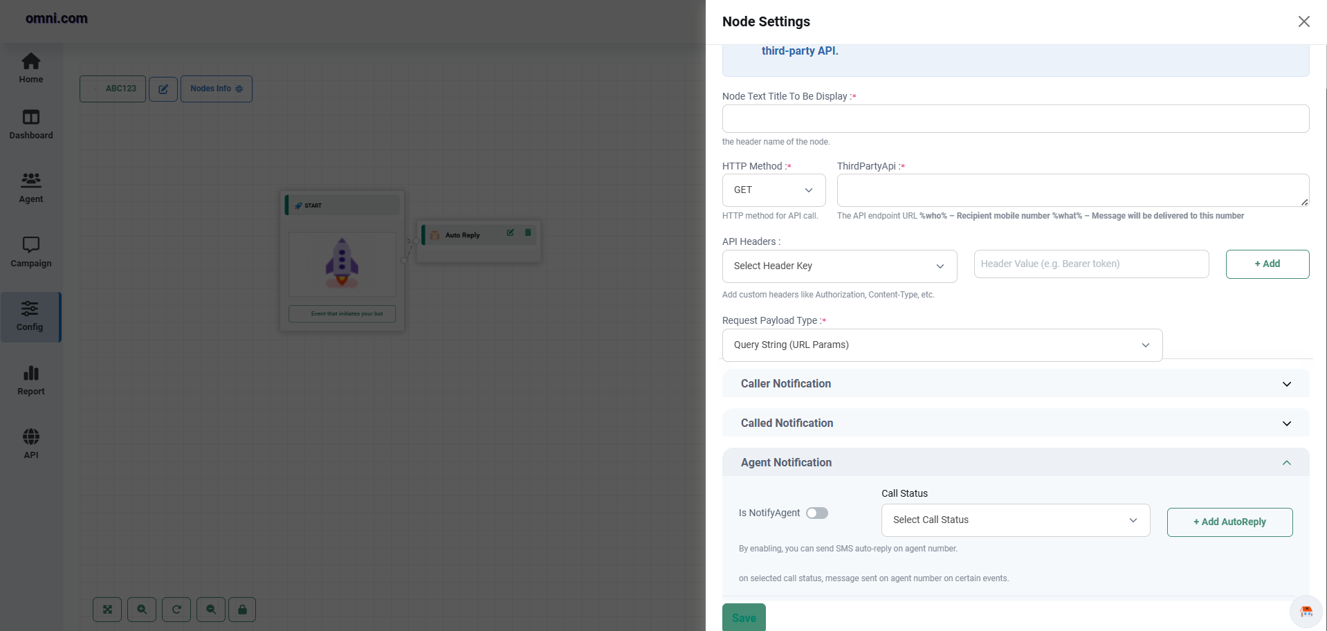 Auto Reply Node