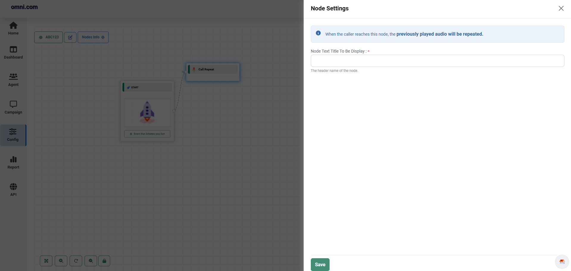 Call Repeat Node
