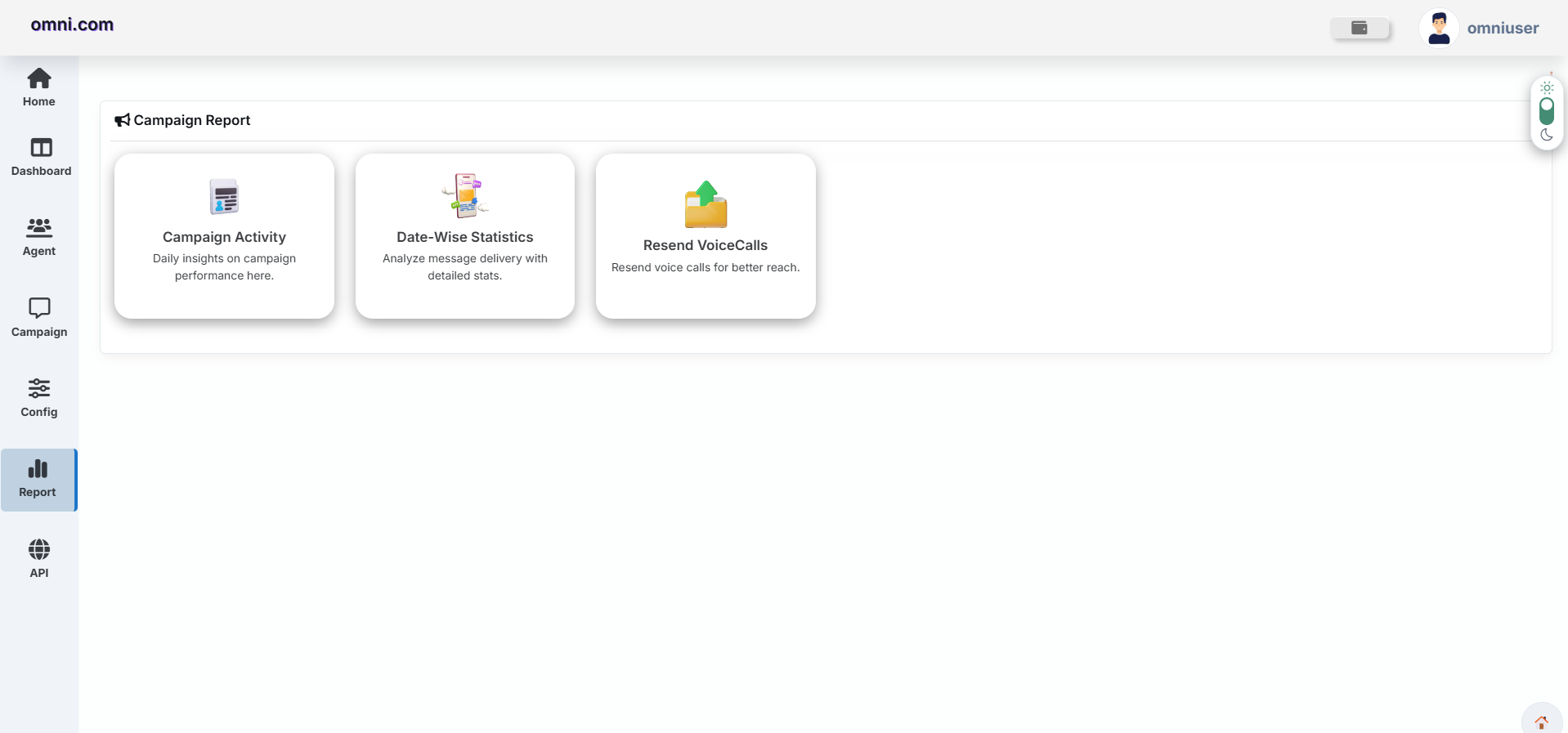 Voice Reports Dashboard