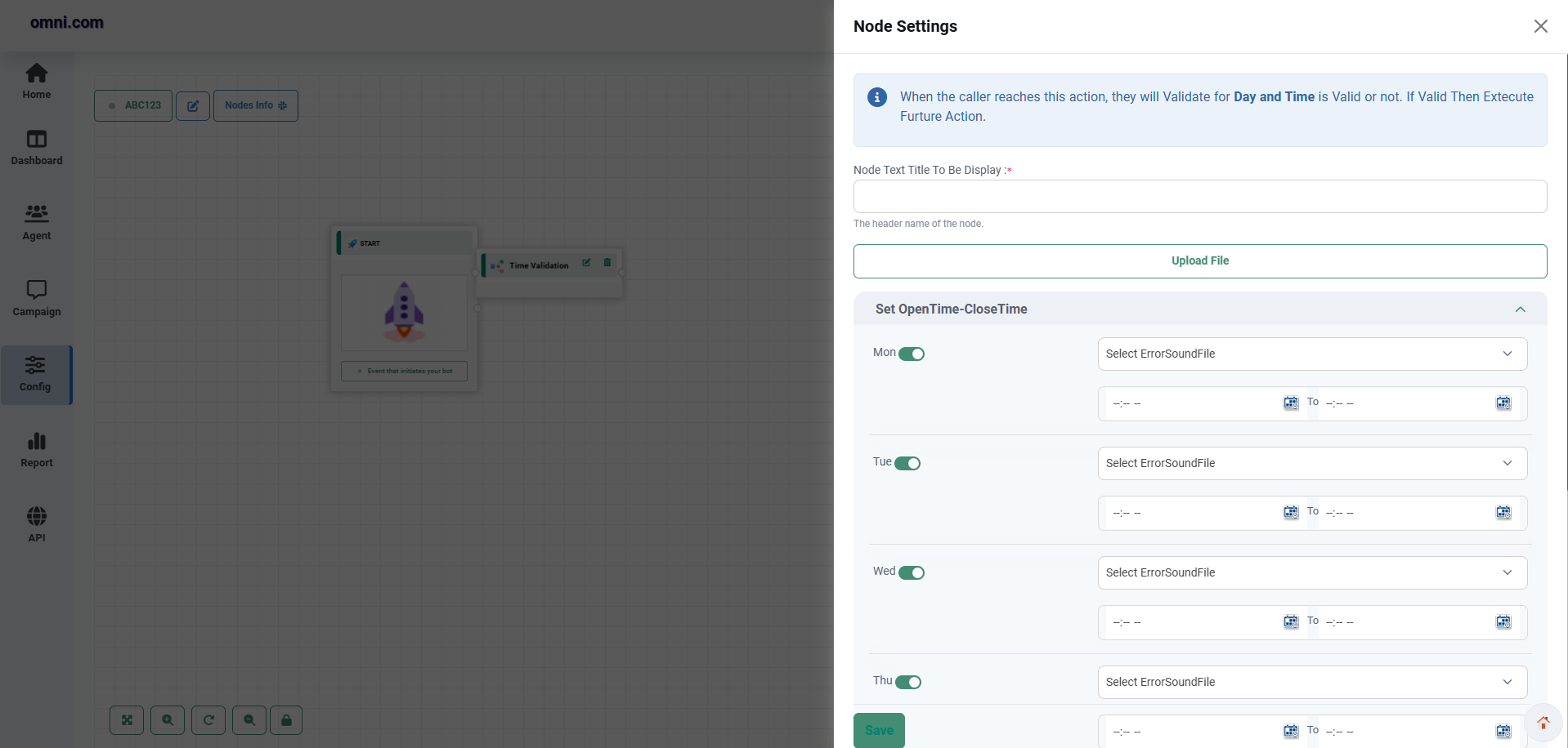 Time Validation Node