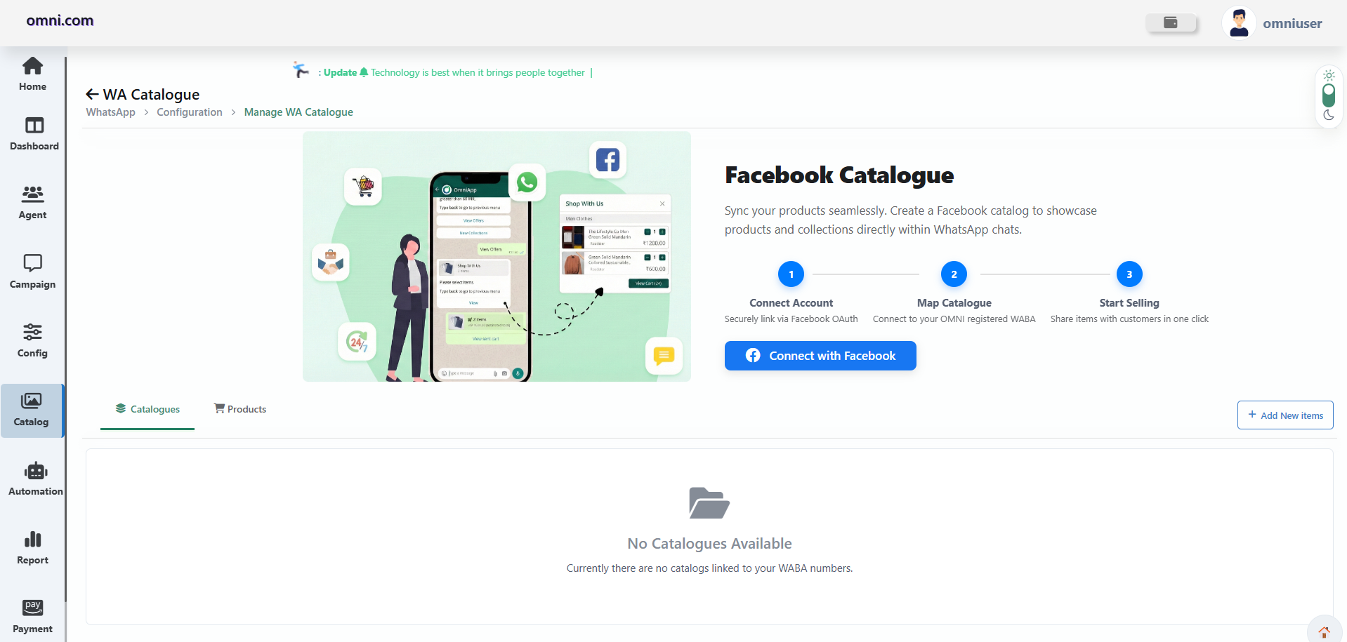 Manage Catalogue