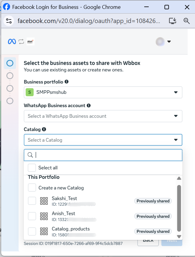 Connect with Facebook