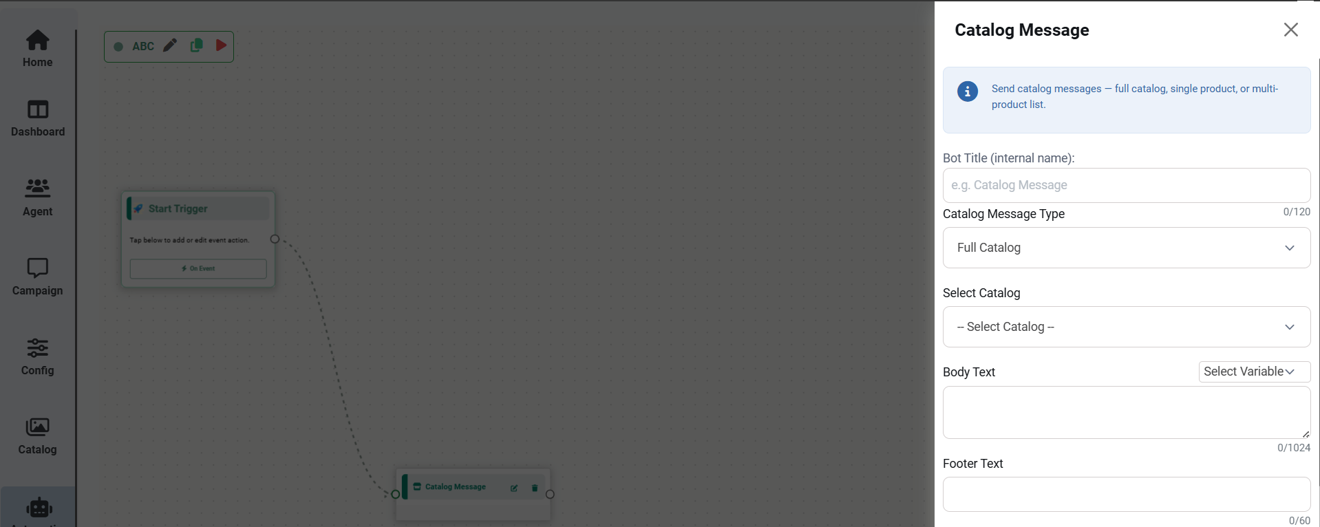 Catalog Message