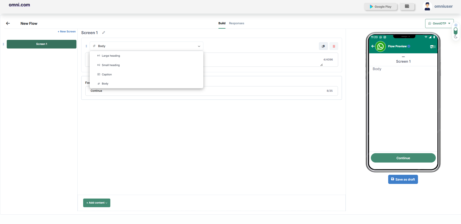 Editing Text Components