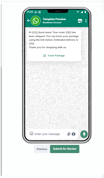 Template Preview